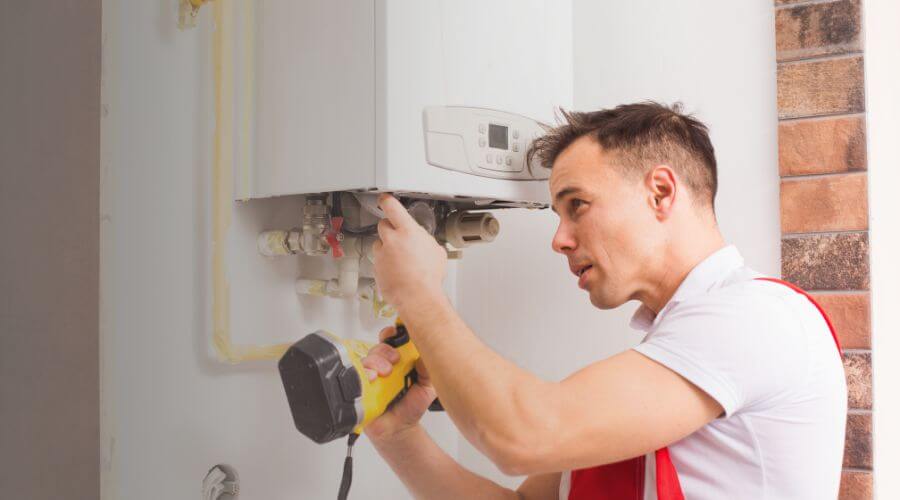 Local tankless water heater installation in White Hall, IL